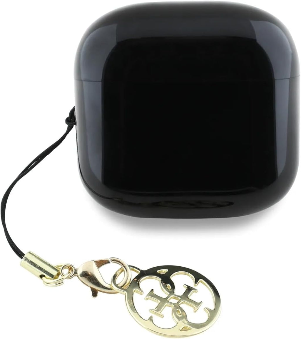 CG MOBILE Guess Charm TWS Wireless Headphones with Gloss Effect and Classic Logo - Black
