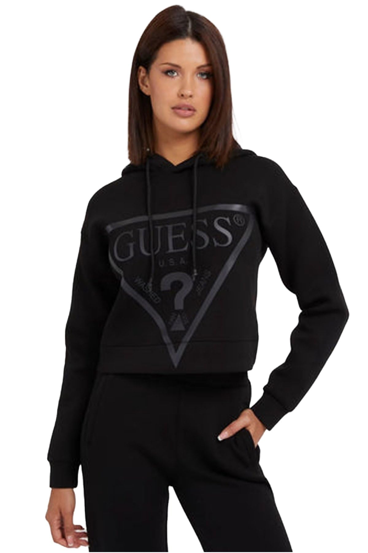Felpa GUESS casual con cappuccio
