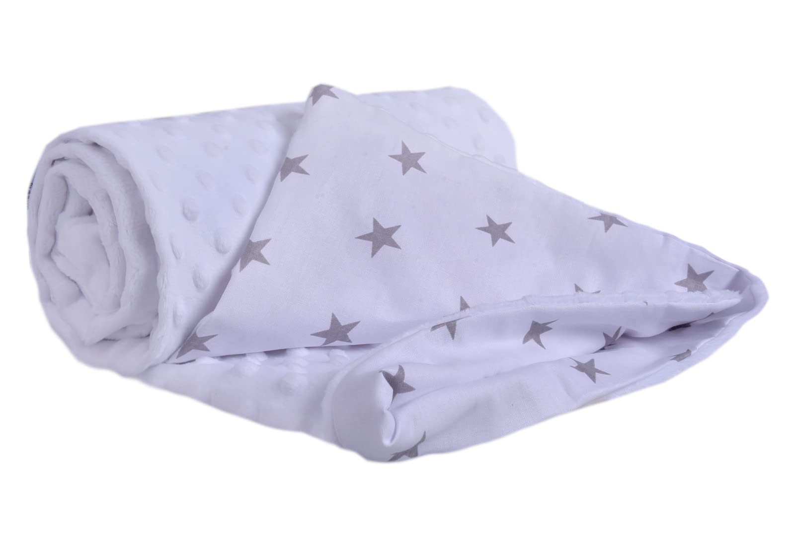 Plaid caldo per culle e passegini in puro cotone ipoallergenico 100% cotone