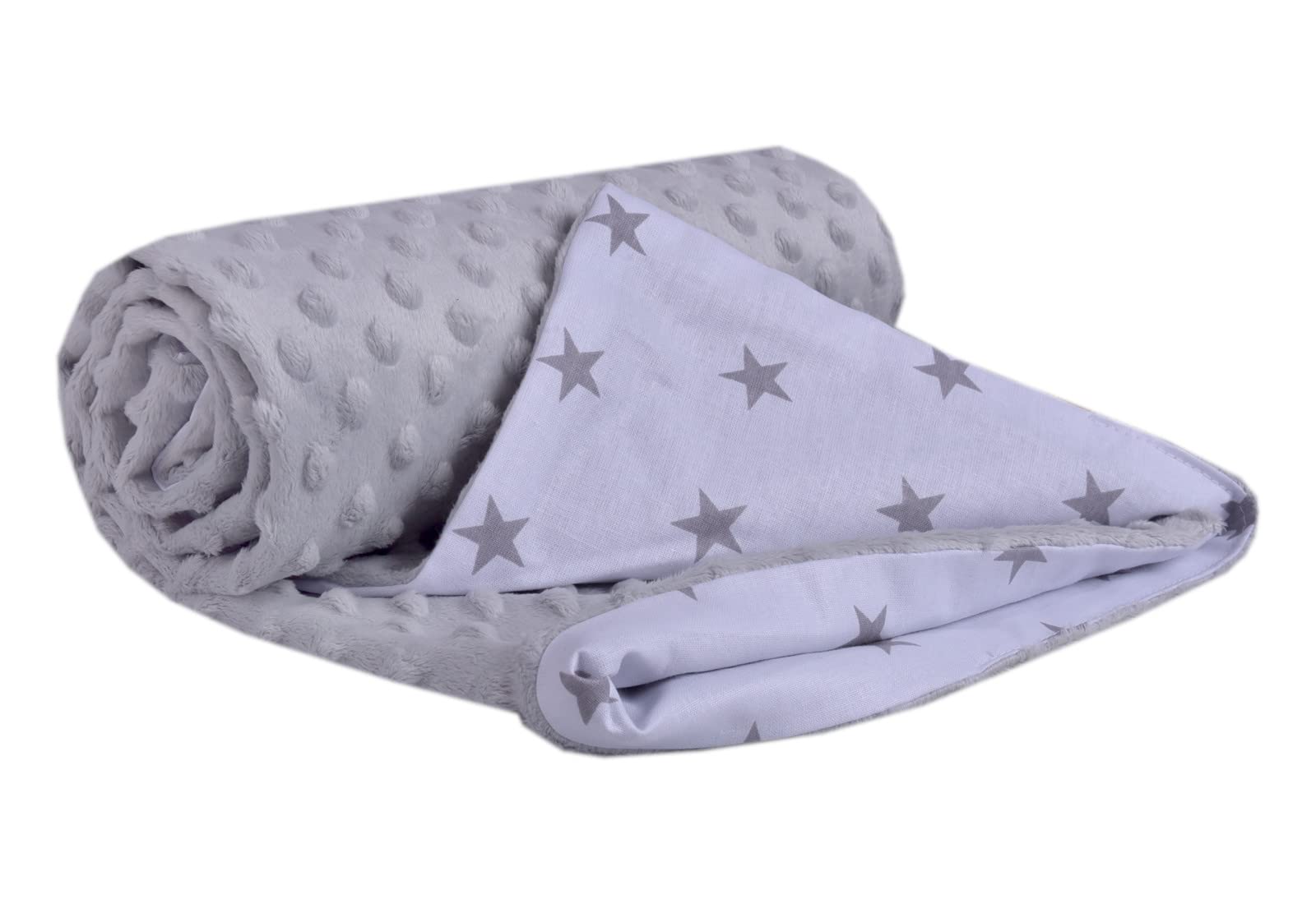 Plaid caldo per culle e passegini in puro cotone ipoallergenico 100% cotone