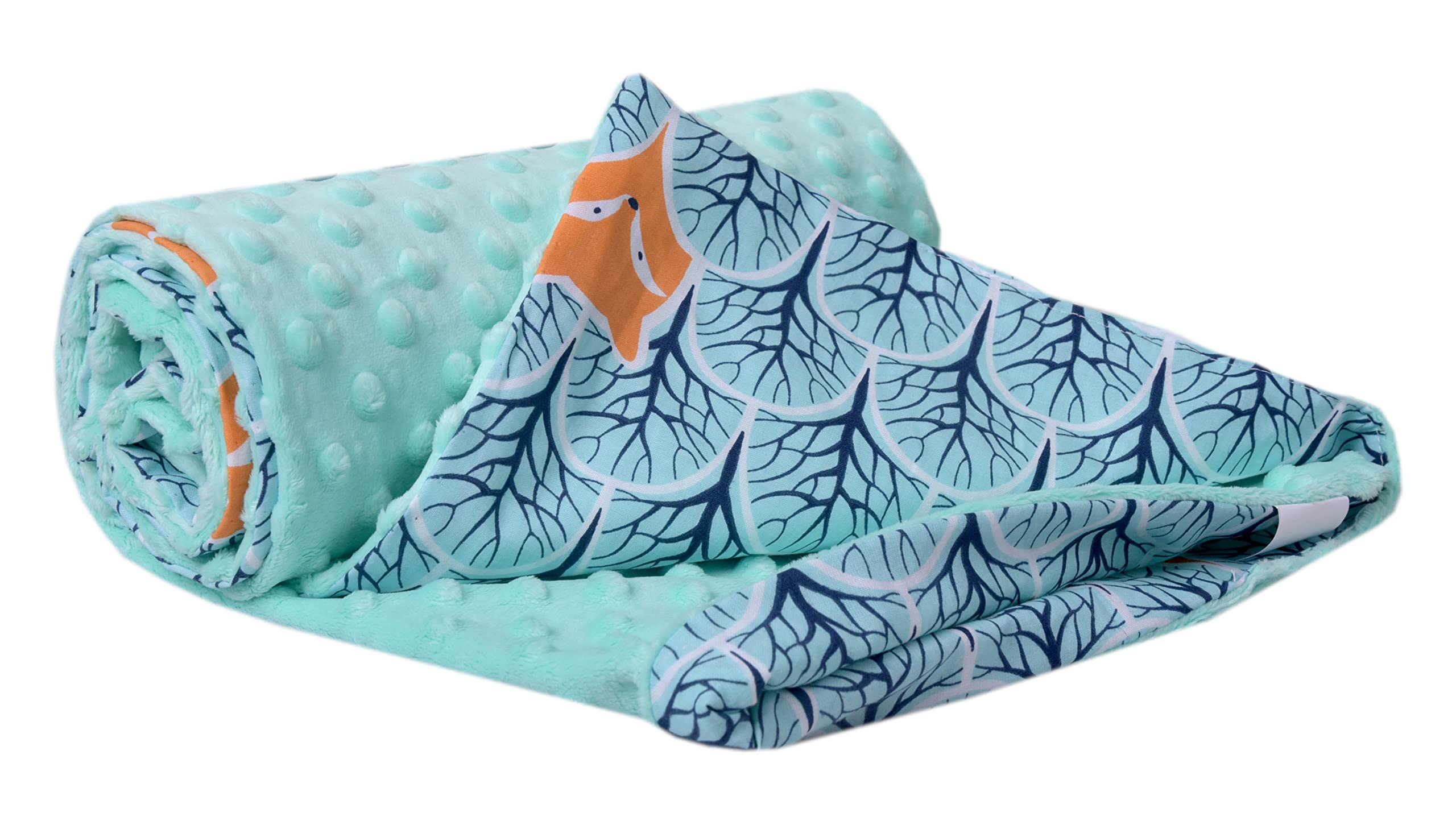 Plaid caldo per culle e passegini in puro cotone ipoallergenico 100% cotone