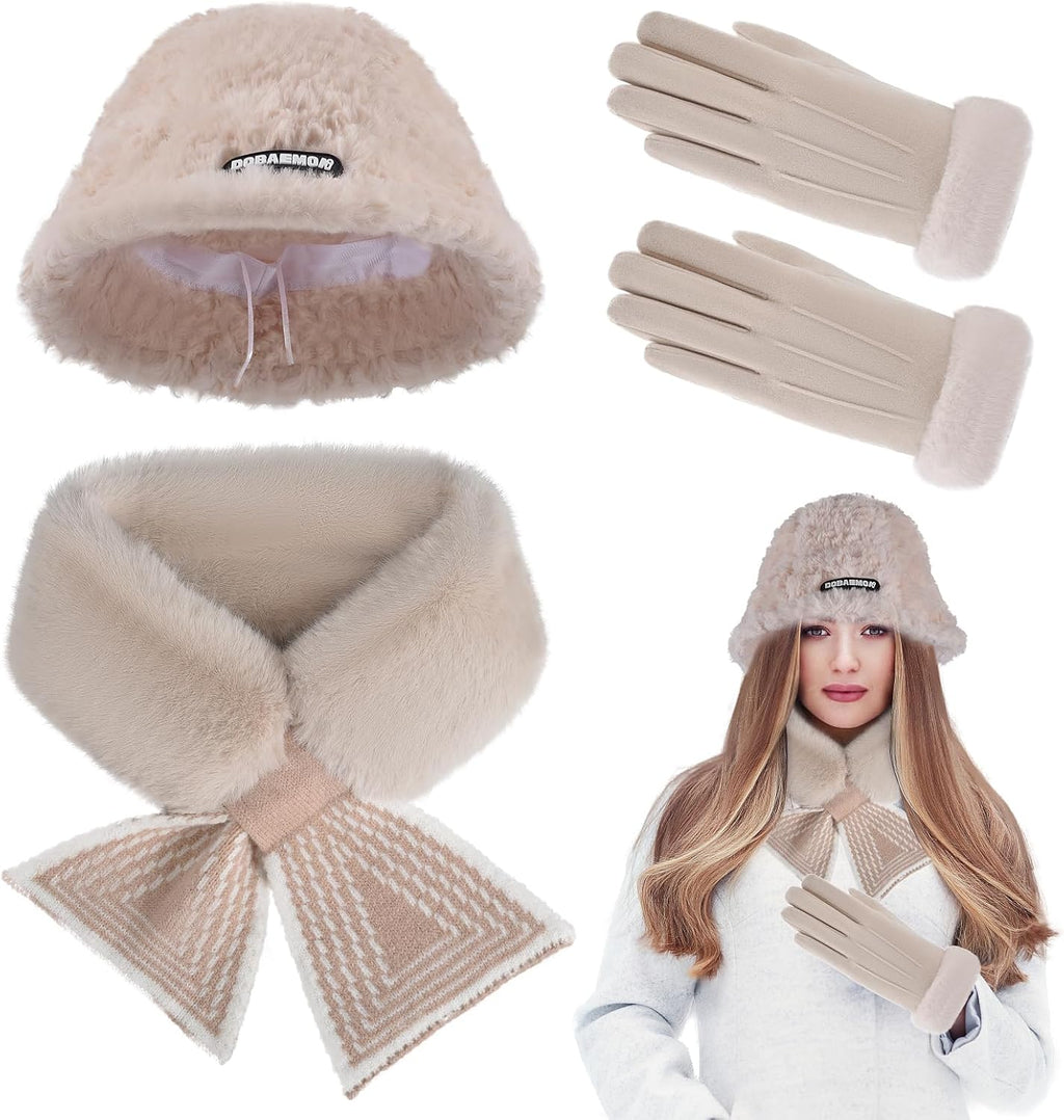 Kit elegante e molto caldo e morbido