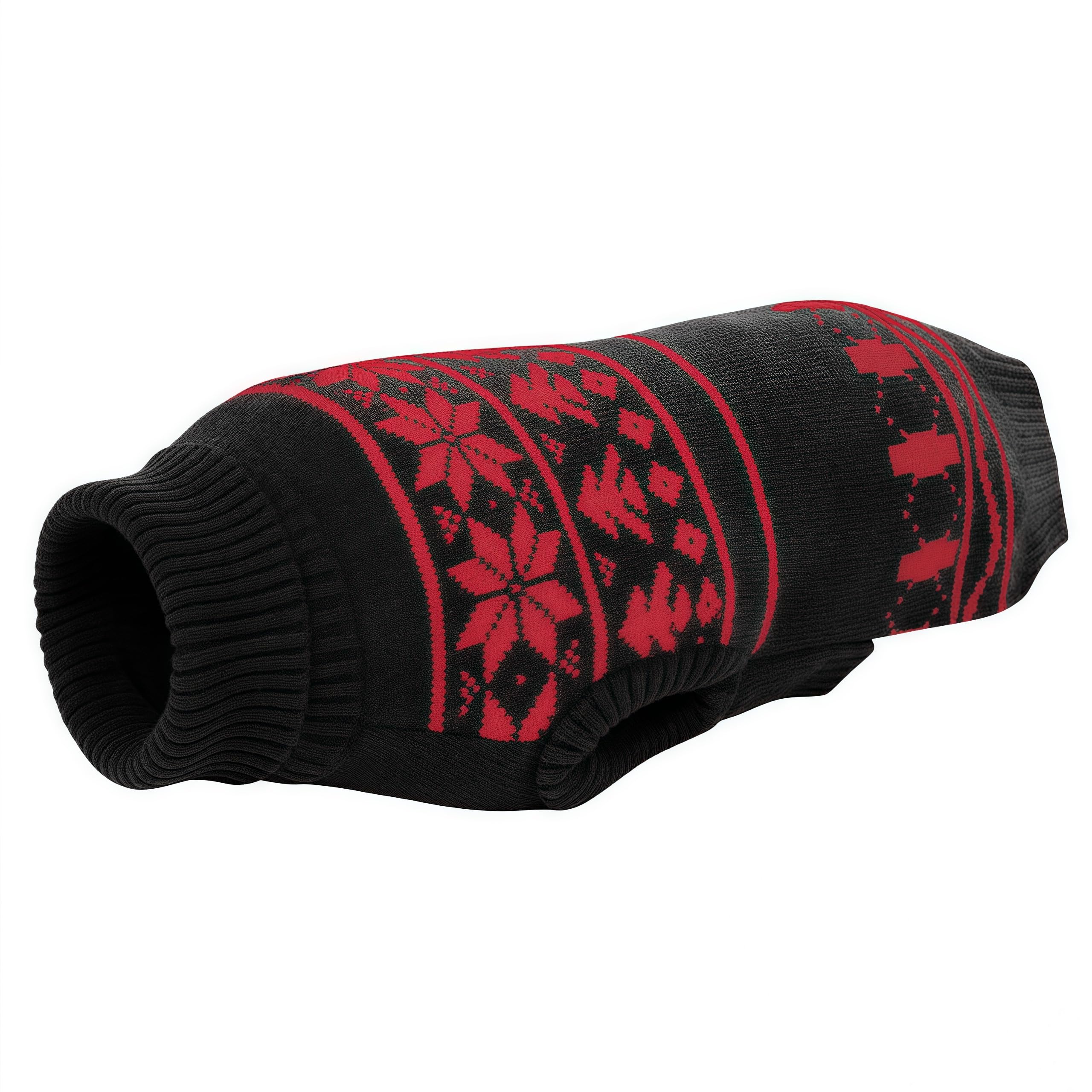 KONVINIT Maglioncino Natale Pullover Maglieria Cane maglione natale cane con Motivi Natalizi per Cani di Piccola,per Cuccioli di Taglia Medio Piccola