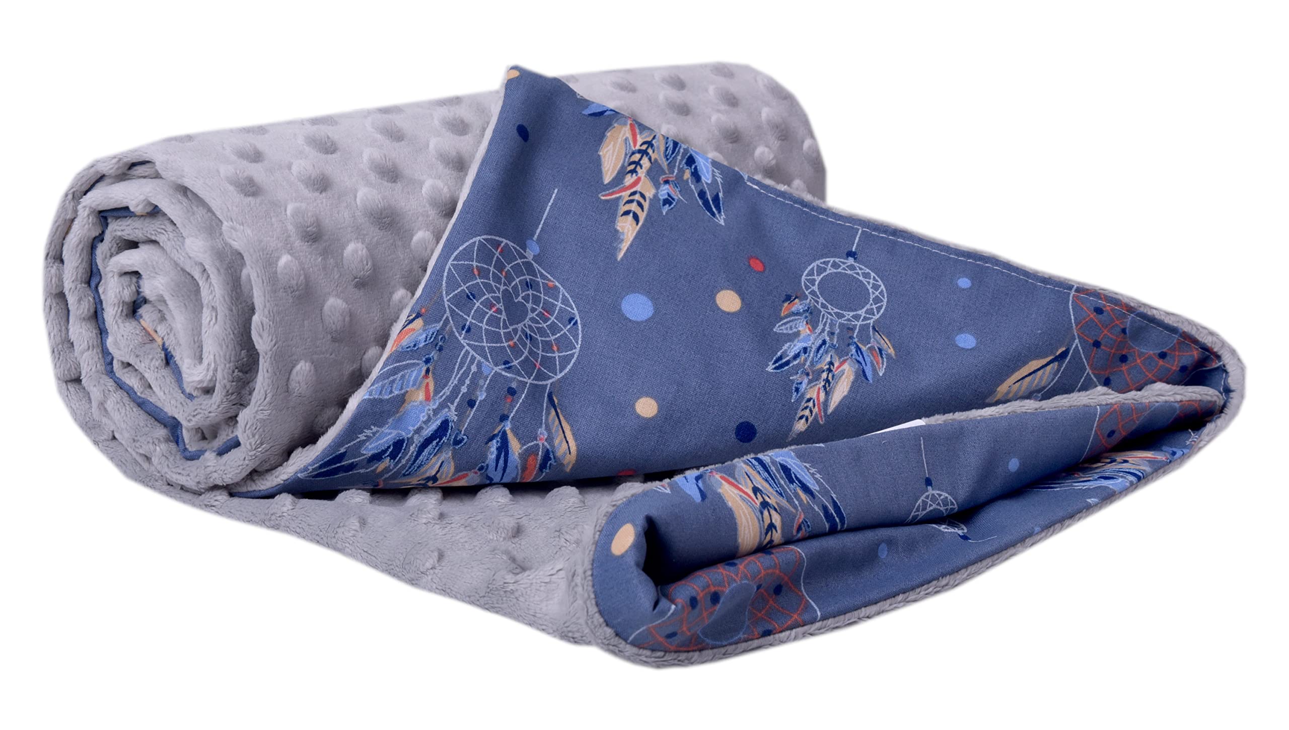 Plaid caldo per culle e passegini in puro cotone ipoallergenico 100% cotone